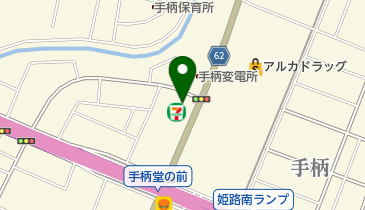 セブンイレブン 姫路手柄店の地図画像