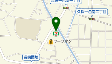 セブンイレブン 小牧久保一色店の地図画像