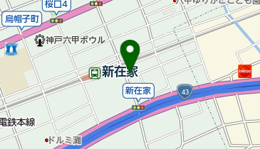 セブンイレブン 神戸新在家駅前店の地図画像