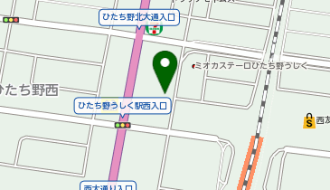 セブン銀行 ヨークベニマル ひたち野うしく店 共同出張所の地図画像