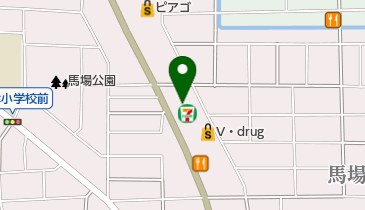 セブンイレブン 瑞穂馬場小城町1丁目店の地図画像
