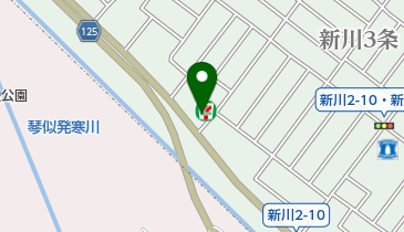 セブンイレブン 札幌新川インター店の地図画像
