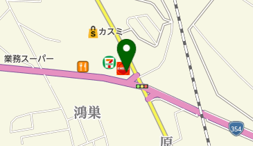 セブンイレブン 古河原町店の地図画像