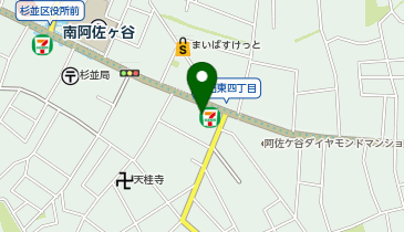 セブンイレブン 杉並成田東4丁目店の地図画像