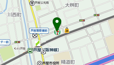 セブンイレブン 芦屋公光町店の地図画像