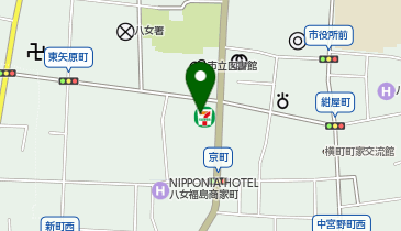 セブンイレブン 八女公園通り店の地図画像