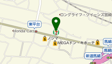 セブンイレブン 川崎馬絹西店の地図画像