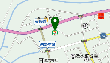 セブンイレブン 湧水町栗野店の地図画像
