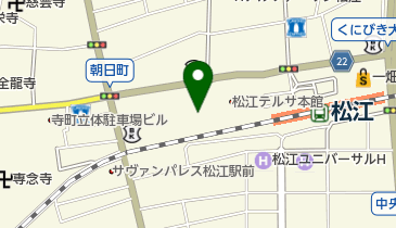 セブン銀行 野村證券 松江支店 共同出張所の地図画像