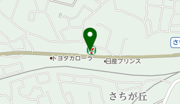 セブンイレブン 横浜さちが丘西店の地図画像