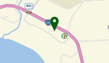 セブンイレブン 浦河東町店の地図画像