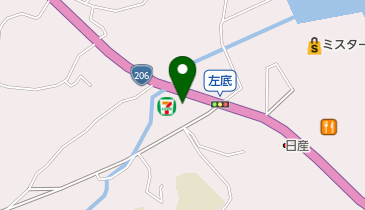 セブンイレブン 時津左底郷店の地図画像