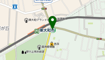 セブンイレブン 東大和市駅南店の地図画像