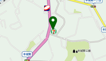 セブンイレブン 八幡本城店の地図画像
