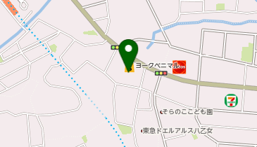 セブン銀行 ヨークベニマル 真美沢店 共同出張所の地図画像