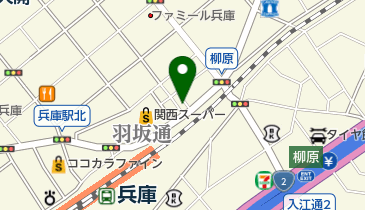 セブンイレブン 神戸羽坂通3丁目店の地図画像