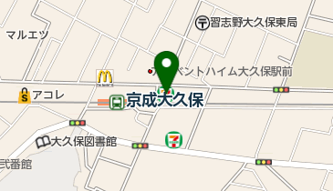 セブンイレブン 習志野大久保店の地図画像