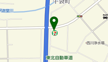 セブンイレブン 須賀川影沼町店の地図画像