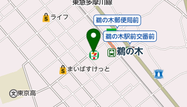 セブンイレブン 大田区鵜の木2丁目店の地図画像