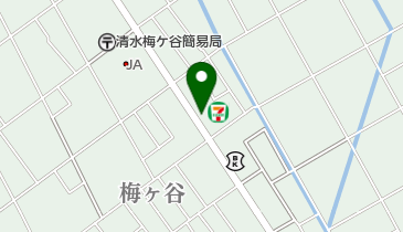セブンイレブン 清水梅ヶ谷店の地図画像