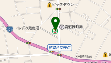 セブンイレブン 鹿沼晃望台店の地図画像