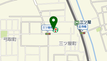 セブンイレブン 金沢三ツ屋町店の地図画像