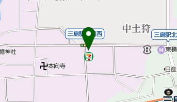 セブンイレブン 長泉下土狩店の地図画像