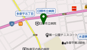 セブンイレブン AIM日野市立病院店の地図画像