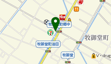 セブンイレブン 岡崎牧御堂町店の地図画像