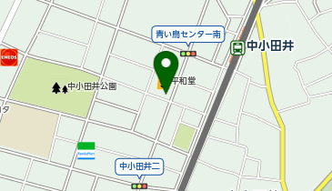 セブン銀行 平和堂 中小田井店 共同出張所の地図画像