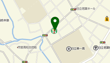 セブンイレブン 日立若葉町店の地図画像