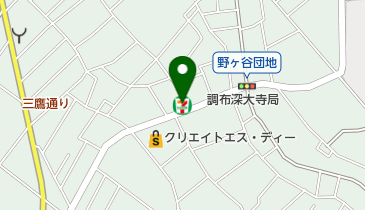 セブンイレブン 調布深大寺東5丁目店の地図画像