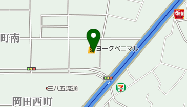 セブン銀行 ヨークベニマル 福田町店 共同出張所の地図画像