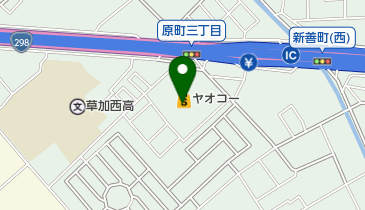 セブン銀行 ヤオコー 草加原町店 共同出張所の地図画像