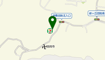 セブンイレブン 鹿児島西伊敷店の地図画像