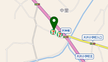セブンイレブン 美里中里店の地図画像