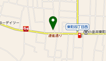 セブンイレブン 小金井連雀通り店の地図画像