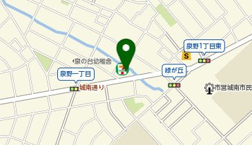 セブンイレブン 金沢泉野町店の地図画像