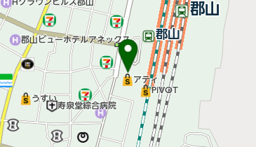 セブン銀行 ATI郡山 共同出張所の地図画像