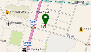 セブンイレブン 神戸森友2丁目店の地図画像