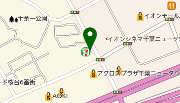 セブンイレブン 白井桜台店の地図画像