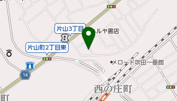 セブンイレブン 吹田片山1丁目店の地図画像