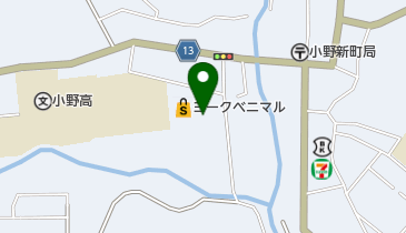 セブン銀行 ヨークベニマル 小野町店 共同出張所の地図画像