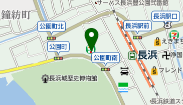 セブンイレブン 長浜公園町店の地図画像