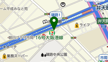 セブンイレブン 大阪磯路2丁目店の地図画像