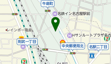 セブン銀行 名古屋ルーセントタワー 共同出張所の地図画像