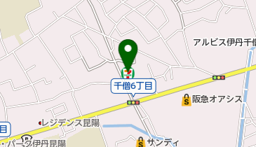 セブンイレブン 伊丹千僧6丁目店の地図画像