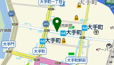 セブン銀行 東京メトロ 半蔵門線 大手町駅 共同出張所の地図画像