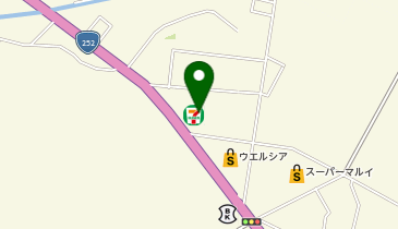 セブンイレブン 柏崎上田尻店の地図画像