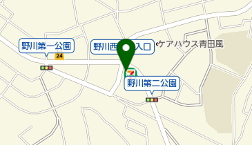 セブンイレブン 川崎野川台店の地図画像